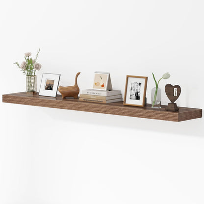 Dreamland 55 Inches Floating Shelves for Wall, 9.3" Deep Long Floating Shelves Set of 1, Large