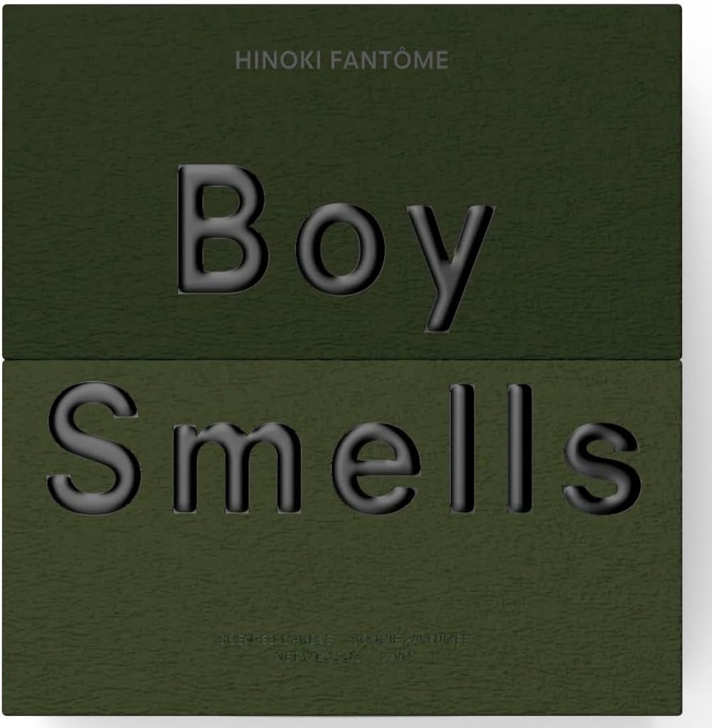 Hinoki Fantôme Scented Candles for Men and Women - 8.5 oz - Soy, Coconut Wax Candle Blend