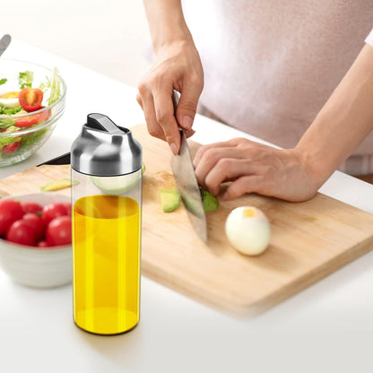 Aelga Olive Oil Dispenser - 14 OZ Glass Oil and Vinegar Dispenser Bottles Set for Kitchen No