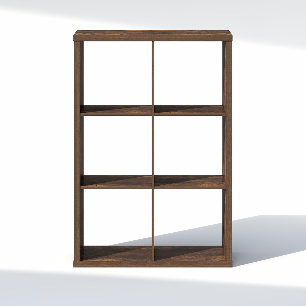 Furinno Cubic Extra Thick 6-Cube Closet Organizers and Storage, Amber Pine
