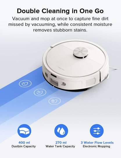 roborock Q7 L5 Robot Vacuum and Mop Combo, 8,000Pa Suction, Upgraded from Q5 Pro, Dual Anti-Tangle