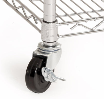 Seville Classics UltraDurable Heavy Duty NSF Solid Steel Wire Rack Storage Unit Organizer for