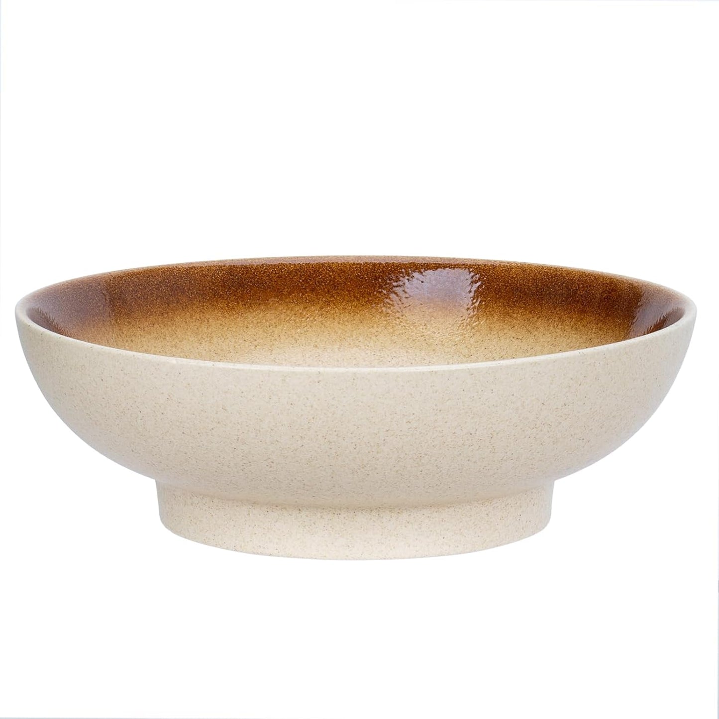 10" Decorative Bowl,Ceramic Fruit Bowl for Kitchen Counter,Coffee Table, Dining Room,Table