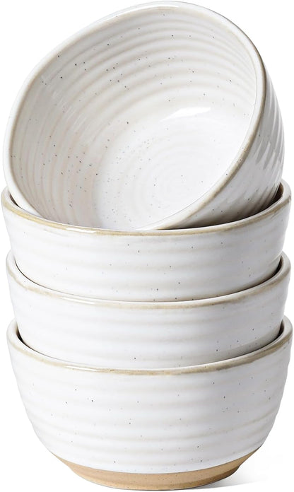 LE TAUCI Small Bowls 10 oz, Ice Cream Bowl, Ceramic Stoneware Bowl, Bowls Set for Dessert, Fruits