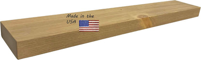 joelsantiques 48 Inch Wooden Floating Shelves for Wall - 48x6x2 in - Made of Natural Wood - Long