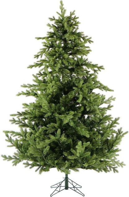 Fraser Hill Farm 6.5-Ft. Foxtail Pine Artificial Christmas Tree with Stand and No Lights, Unlit