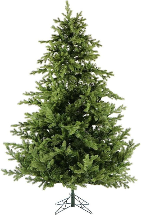 Fraser Hill Farm 6.5-Ft. Foxtail Pine Artificial Christmas Tree with Stand and No Lights, Unlit