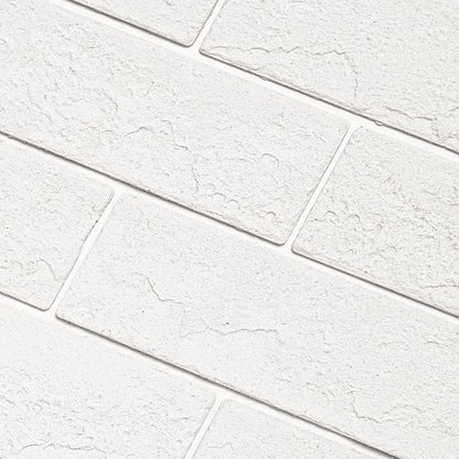 Vintage Faux Brick Wall Tiles, 3D Thin Brick Veneers for Bedroom, Bathroom, Kitchen, Fireplace and