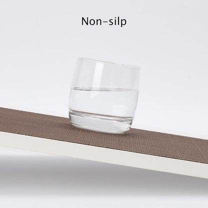 Myir JUN Placemats Set of 6, Vinyl Woven Placemats Place Mats Indoor Washable Table Mats Non-Slip