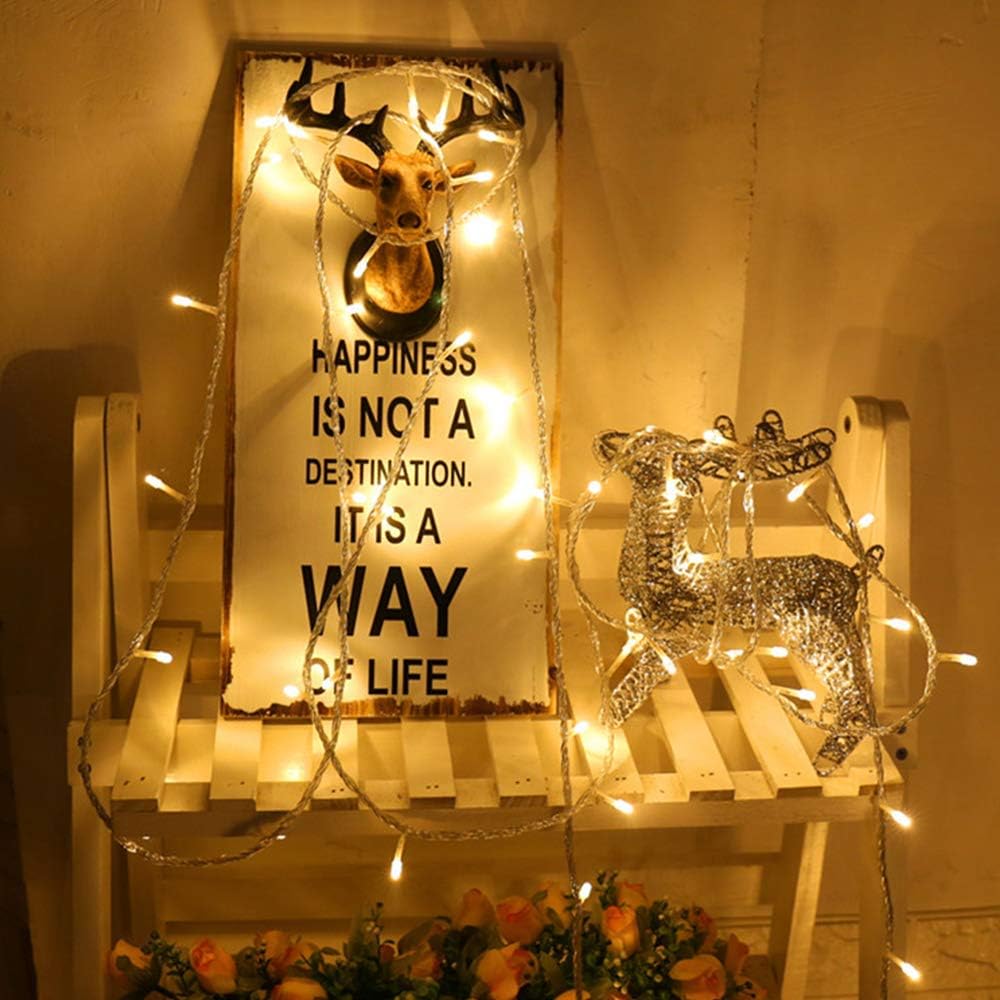 98FT 200 LEDs String Lights Waterproof Fairy Lights 8 Modes with Memory 30V UL Certified Power