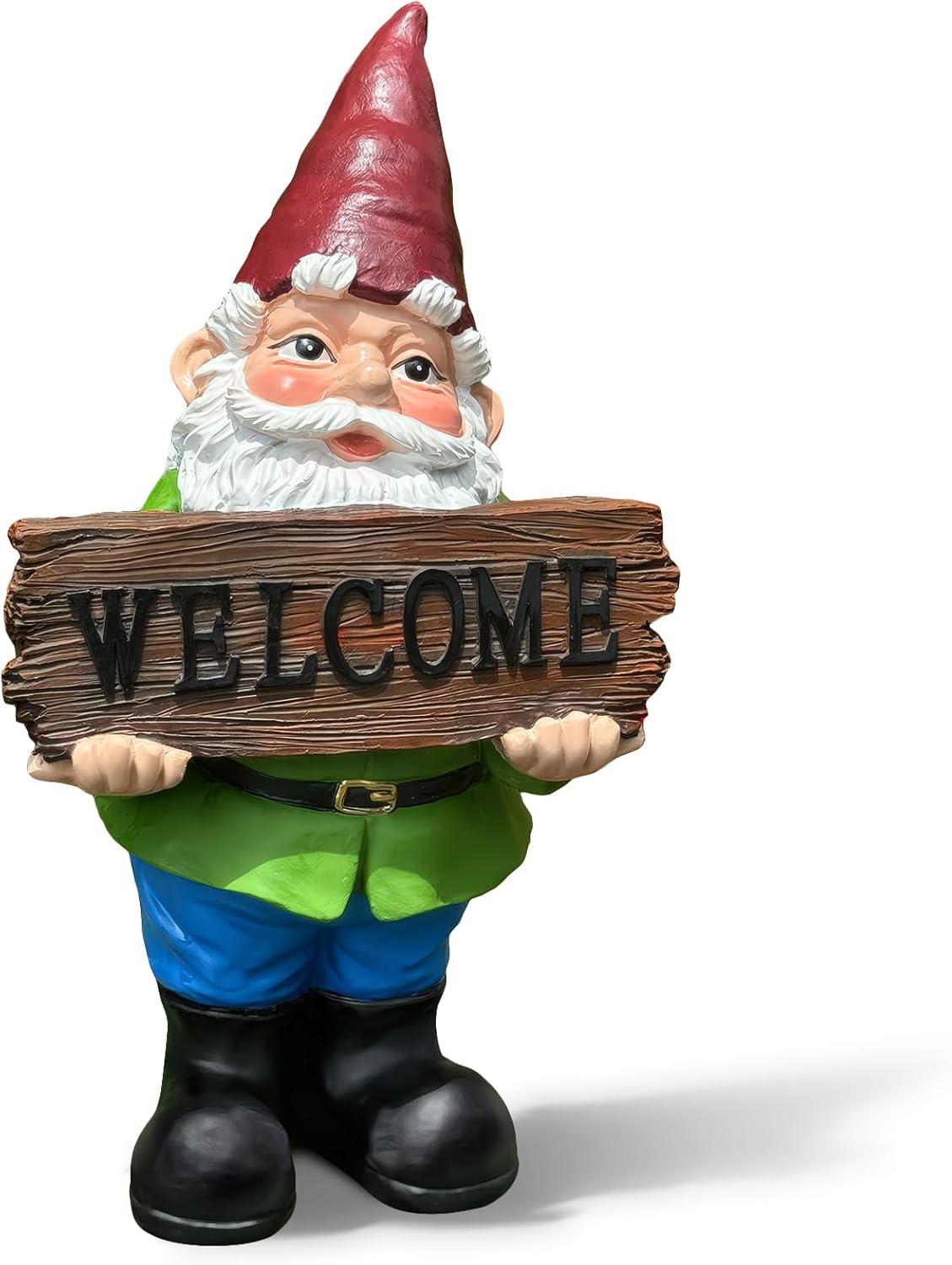 Gnome Garden Decor Statue Gnomes Decorations for Yard with Welcome Sign Outdoor Decorations for
