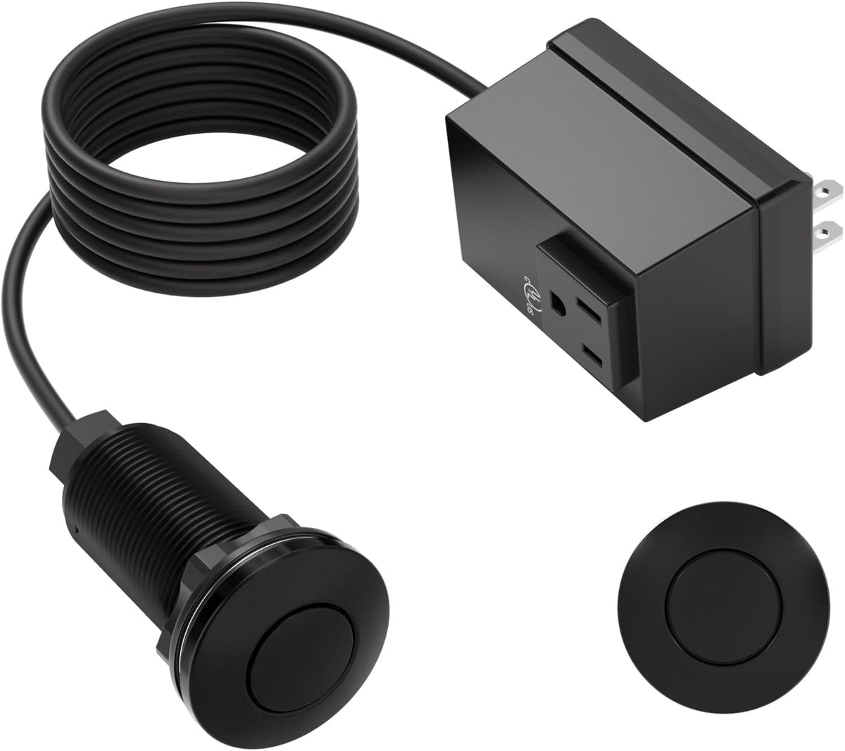 APIELE Garbage Disposal Air Switch Kit, Sink Top Push Button Switch for Food Waste Disposer, UL