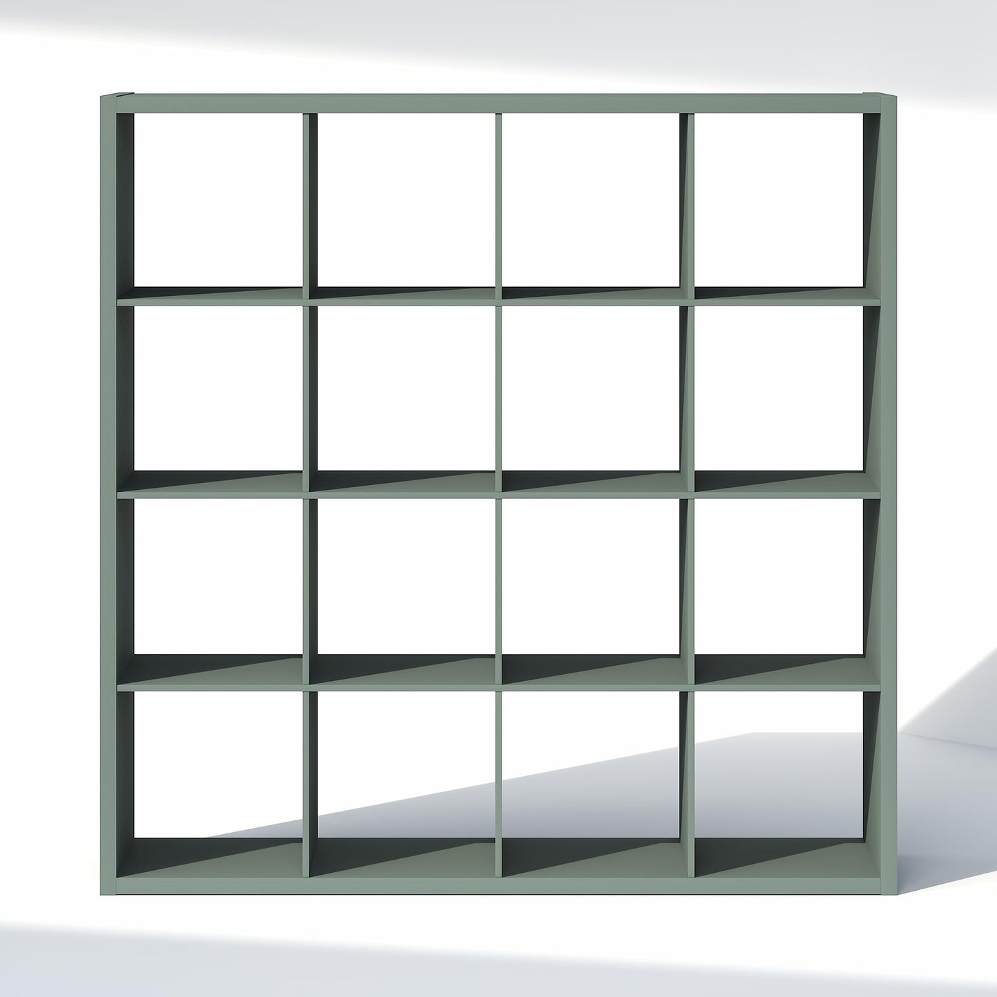 Furinno Cubic Extra Thick 16-Cube Closet Organizers and Storage, Sage Green