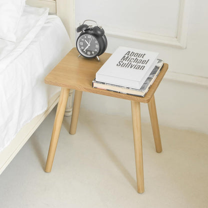 AWASEN Side Table, Small End Accent Table for Living Room Bedroom Office Small Spaces, Modern Wood