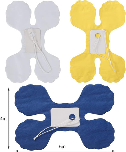 Navy-Blue White-Yellow Party-Decorations Streamers Garland - 12pcs 4-Leaf Clover Paper