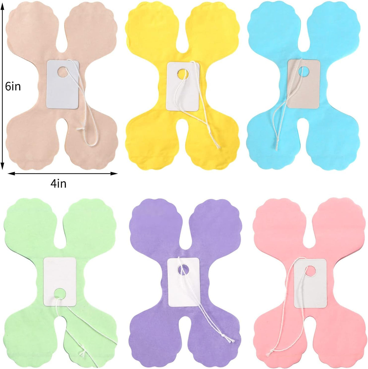 Pastel Rainbow Party-Decorations Streamers Garland - 12pcs 4-Leaf Clover Paper Streamer Baby Shower