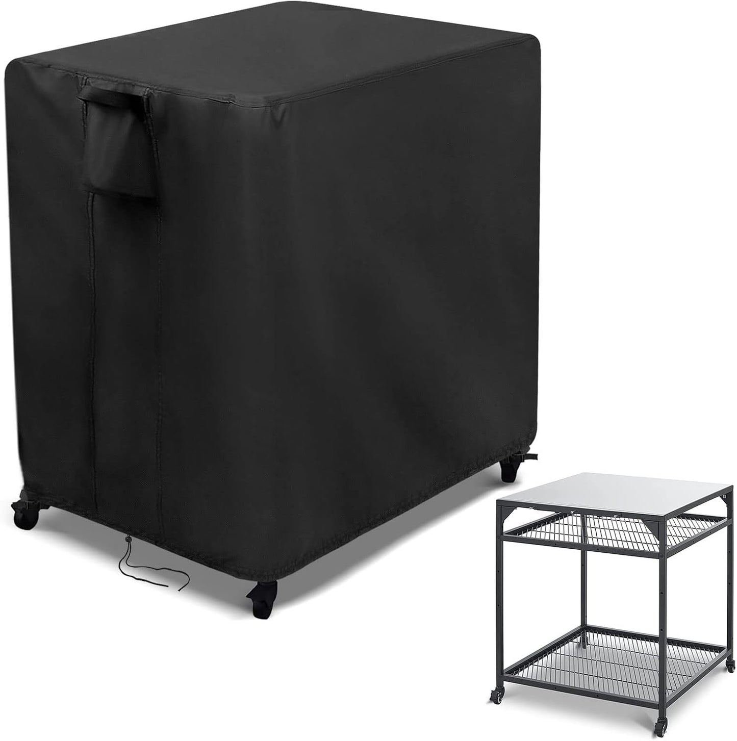 Kingling Outdoor Pizza Oven Table Cover for Ooni Large Table, Waterproof Outdoor Grill Prep Table