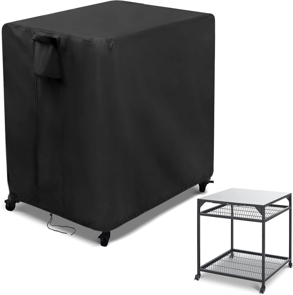Kingling Outdoor Pizza Oven Table Cover for Ooni Large Table, Waterproof Outdoor Grill Prep Table