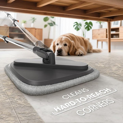 Mop and Bucket Set, Spin Mop with Separate Dirty Water System, Deep-Cleaning Mops for Floors