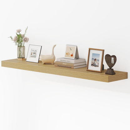 Dreamland 48 Inches Floating Shelves for Wall, 9.3" Deep Long Floating Shelves Set of 1, Large