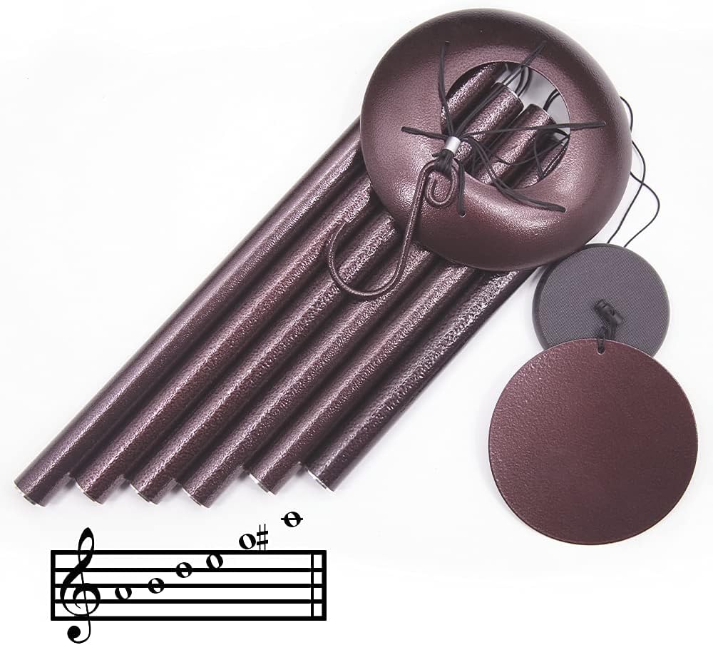 ASTARIN Wind Chimes, 36 Inch Large Metal Outdoor Chimes with 6 Tubes, Deep Tone, Tuned for Garden