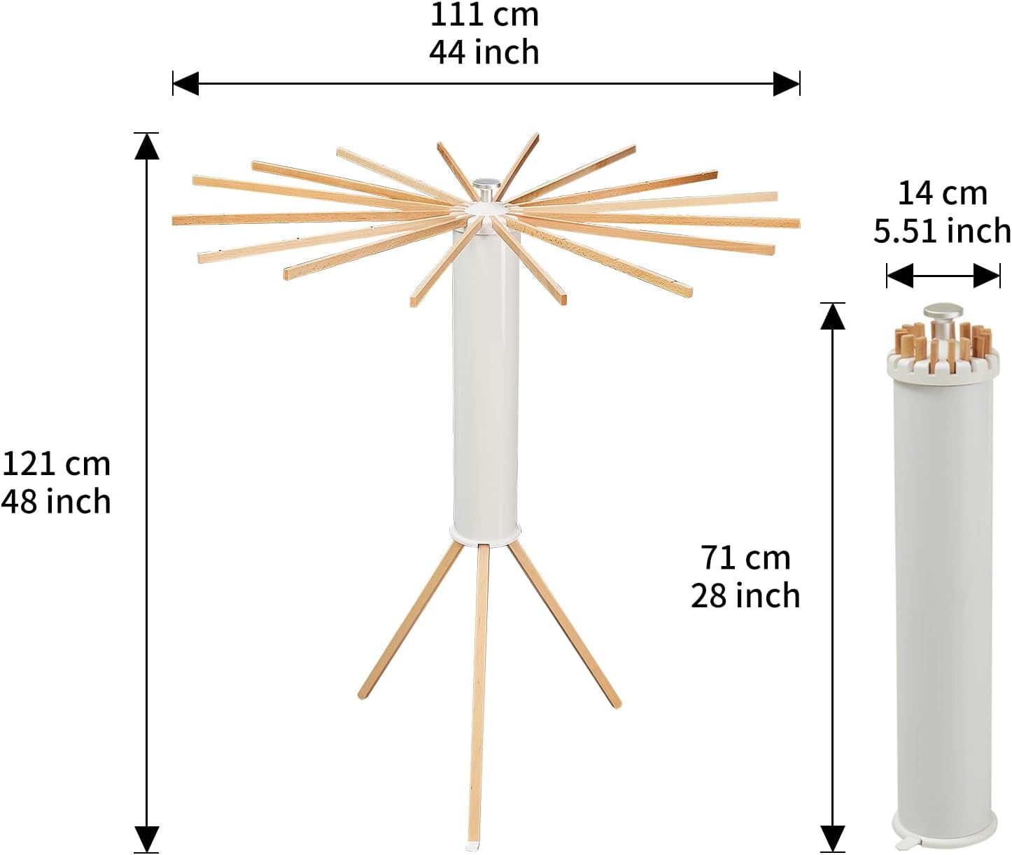 Clothes Drying Rack Tripod,Laundry Hanger Dryer Rack,Portable Drying Rack,Outdoor Clothes