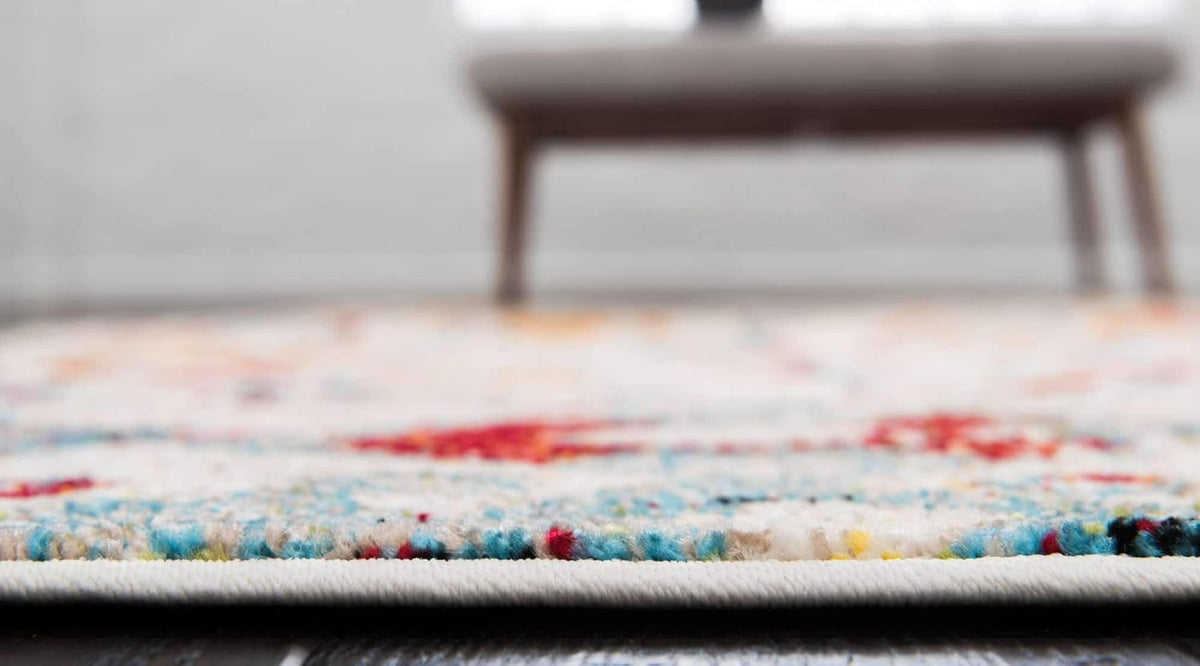 Unique Loom Rosso Collection Vintage, Geometric, Bohemian, Traditional, Distressed, Southwestern