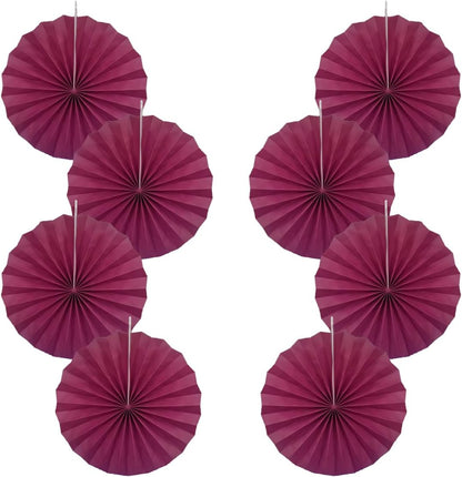Red Party Decorations,Paper Decorations for Party,Girls Party Decorations Party Paper Fans Bulk
