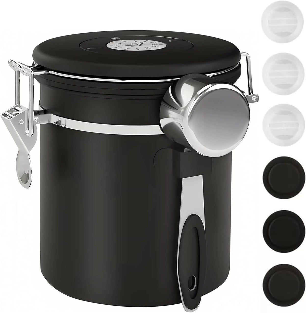 ShanSon Coffee Canister Airtight Coffee Container Stainless Steel Coffee Bean Storage Container