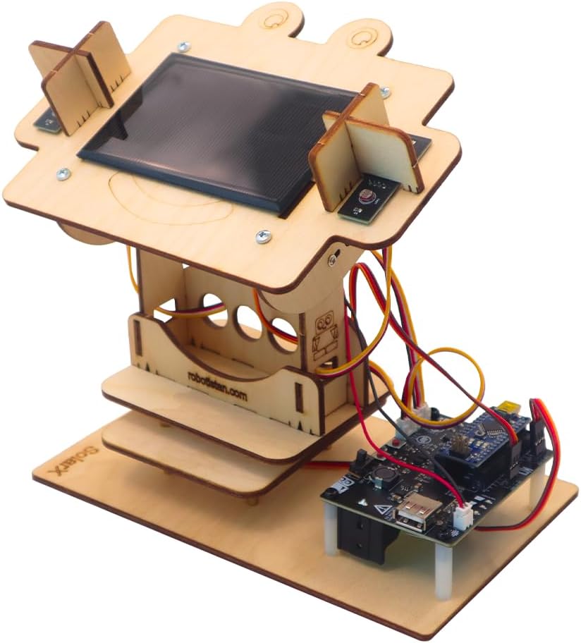 SolarX V2: Sun-Tracking Solar Panel DIY Kit with Arduino Nano, Solar Sun Tracker Sytem with