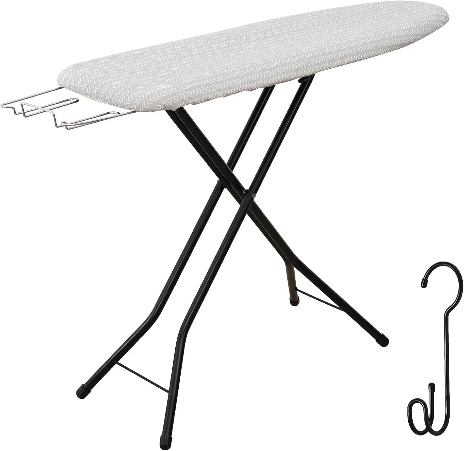Ironing Board with Iron Rest, Iron Board with 3 Layers Extra Thick Cover, Compact and Space Saver