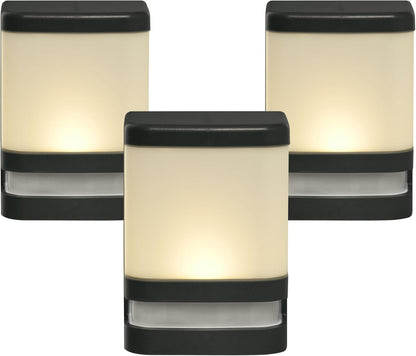 BL625-3 Motion Sensing Stair and Deck Light, LED, Battery Operated, Dusk to Dawn Sensor, 30 Seconds