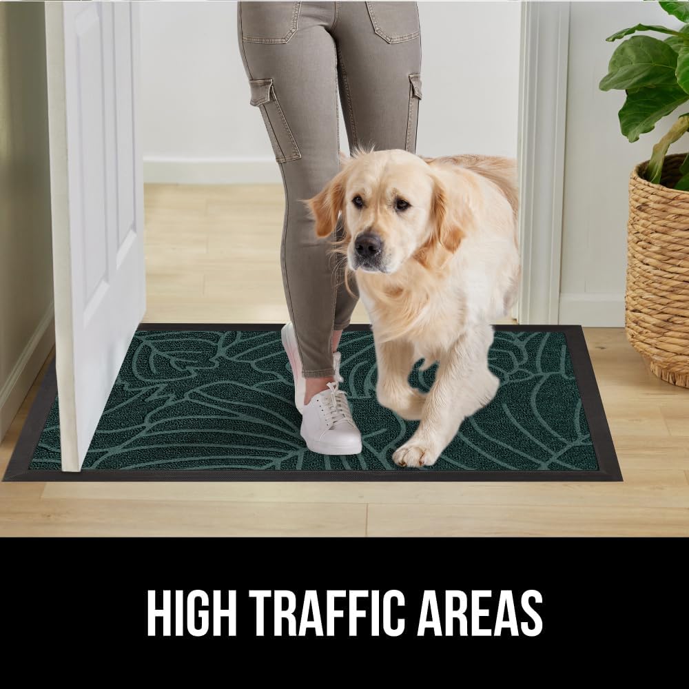 GORILLA GRIP 100% Waterproof All-Season WeatherMax Doormat, 72x24, US Designed Natural Rubber
