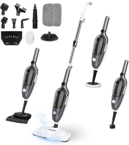 Steam Mop - All-in-one Powerful Handheld Steam Cleaner Detachable Floor Steamer with 11