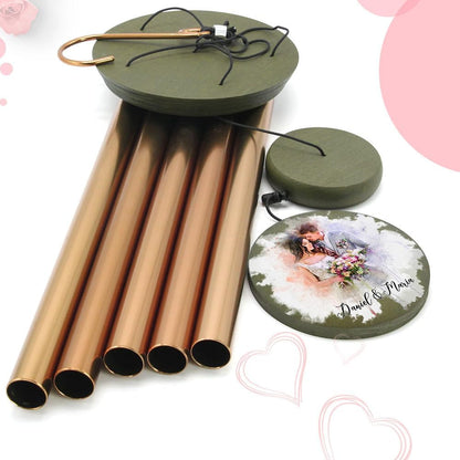 ASTARIN Personalized 20th 50th Anniversary Wind Chime, Happy Anniversary Wedding Valentine's Day