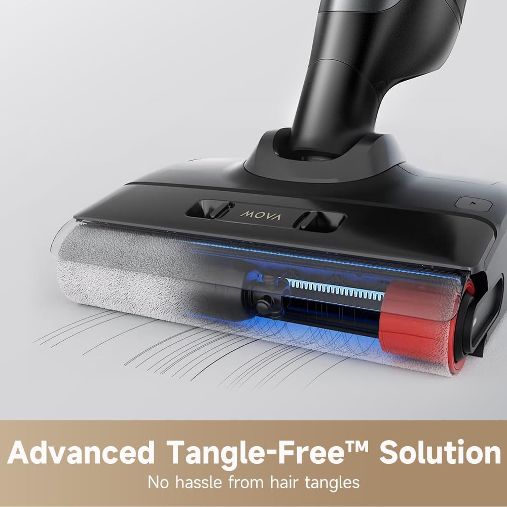 MOVA M10 Cordless Wet Dry Vacuum Cleaner 180° Lie-Flat Smart Vacuum Mop All in One for Hard Floor