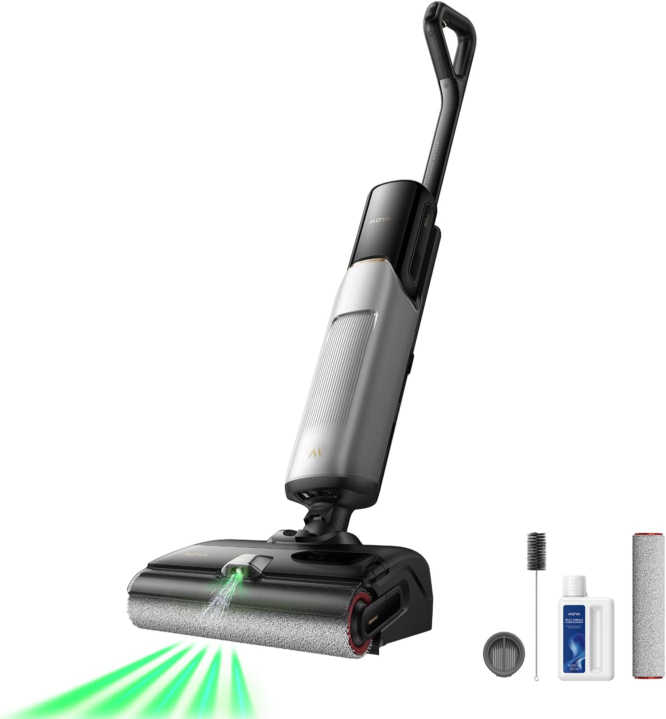 Mova X4 Pro Wet Dry Vacuum Cleaner, 20000Pa Cordless Vacuum Mop with Zero Tangle, Hot Water Mopping