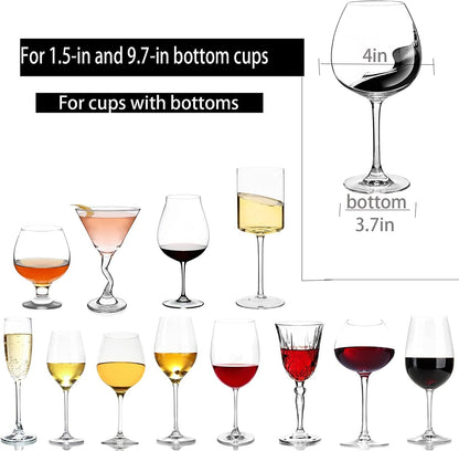 Wine Glass Holder - Hangers Under Shelf Cabinet Stemware Wine Glass Rack Glasses Storage Hanger