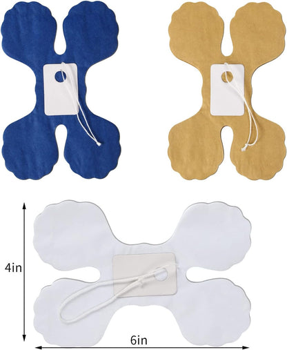 Navy-Blue White-Gold Party-Decorations Streamers Garland - 12pcs Royal Blue Graduation 2025 4-Leaf