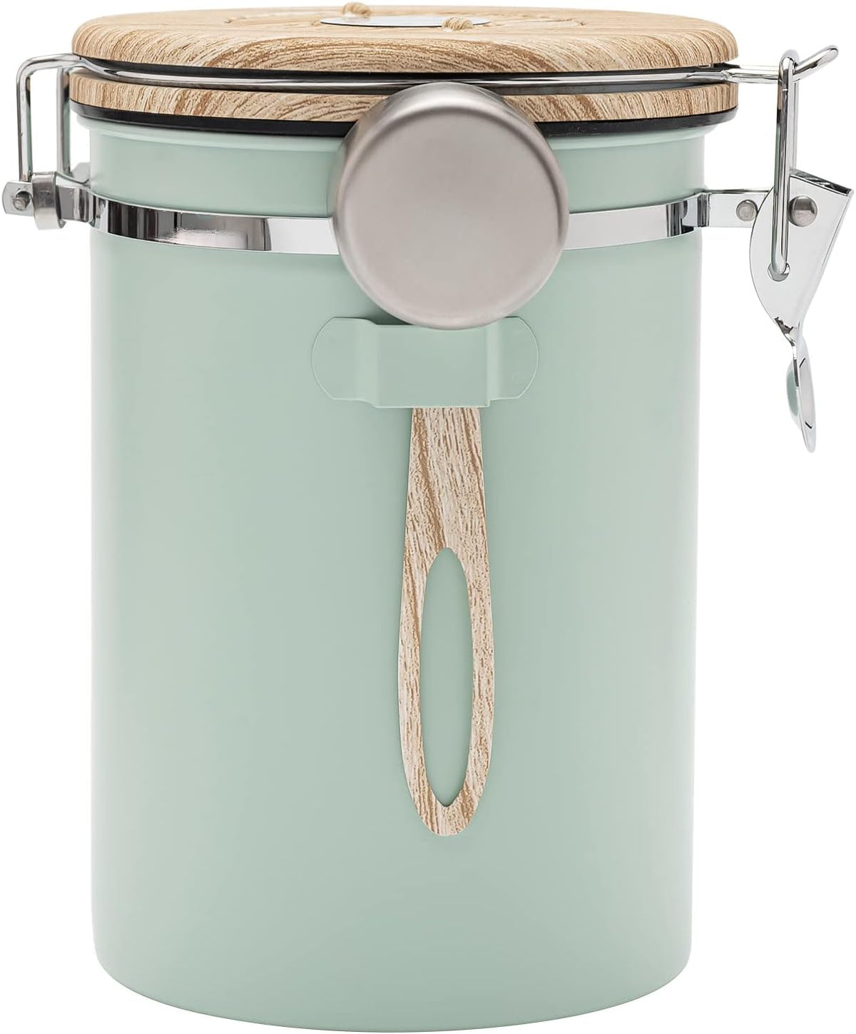 TEDSWAIT Coffee Canisters Airtight Coffee Bean Storage Container Kitchen Stainless Steel Food