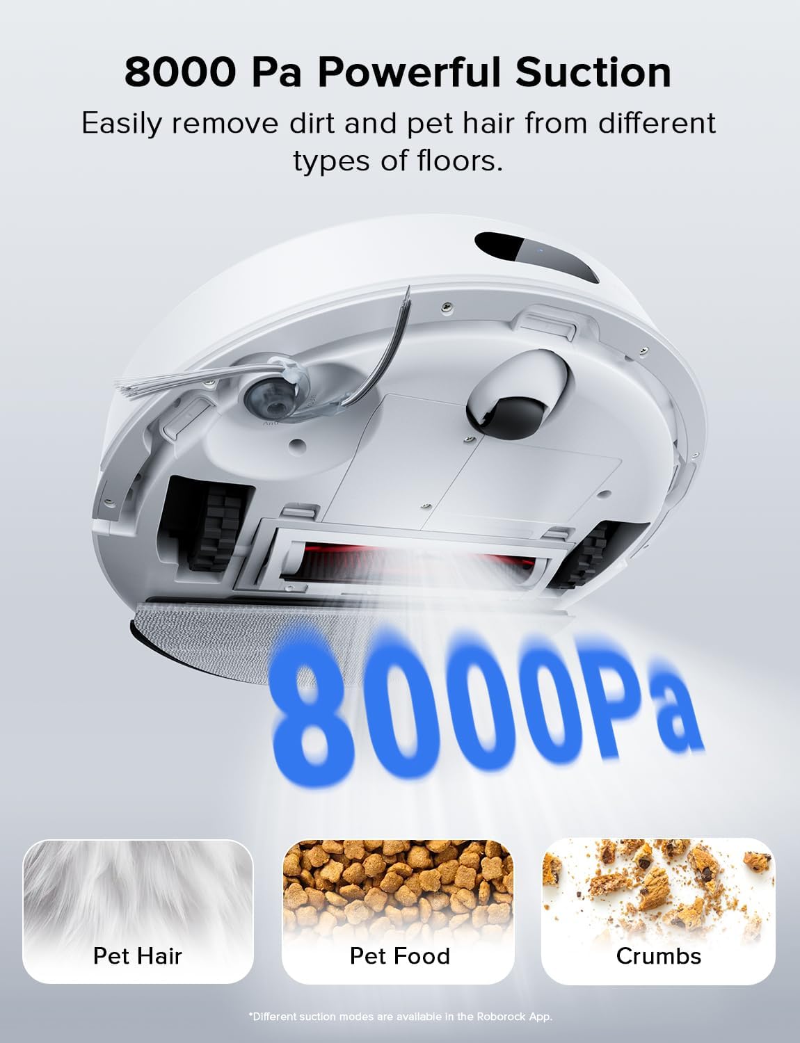 roborock Q7 L5 Robot Vacuum and Mop Combo, 8,000Pa Suction, Upgraded from Q5 Pro, Dual Anti-Tangle