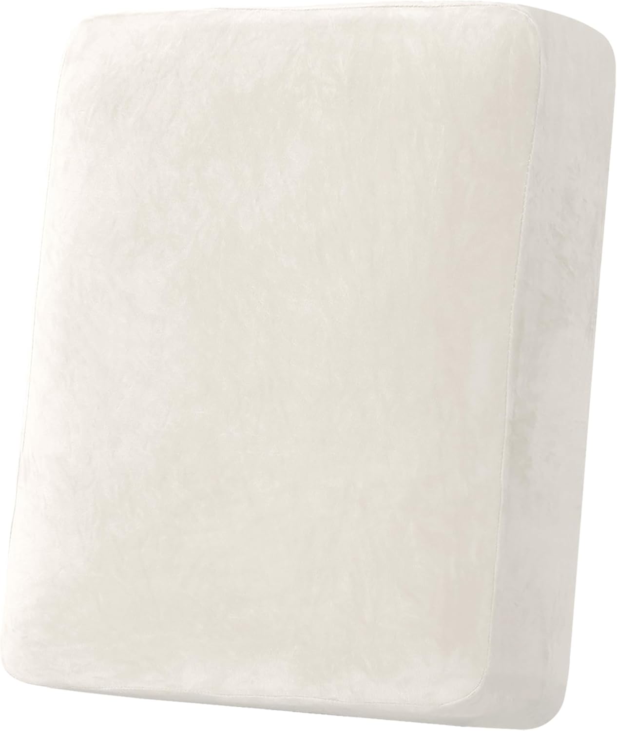 H.VERSAILTEX Velvet Stretch Couch Cushion Cover Plush Cushion Slipcover for Chair Cushion Furniture