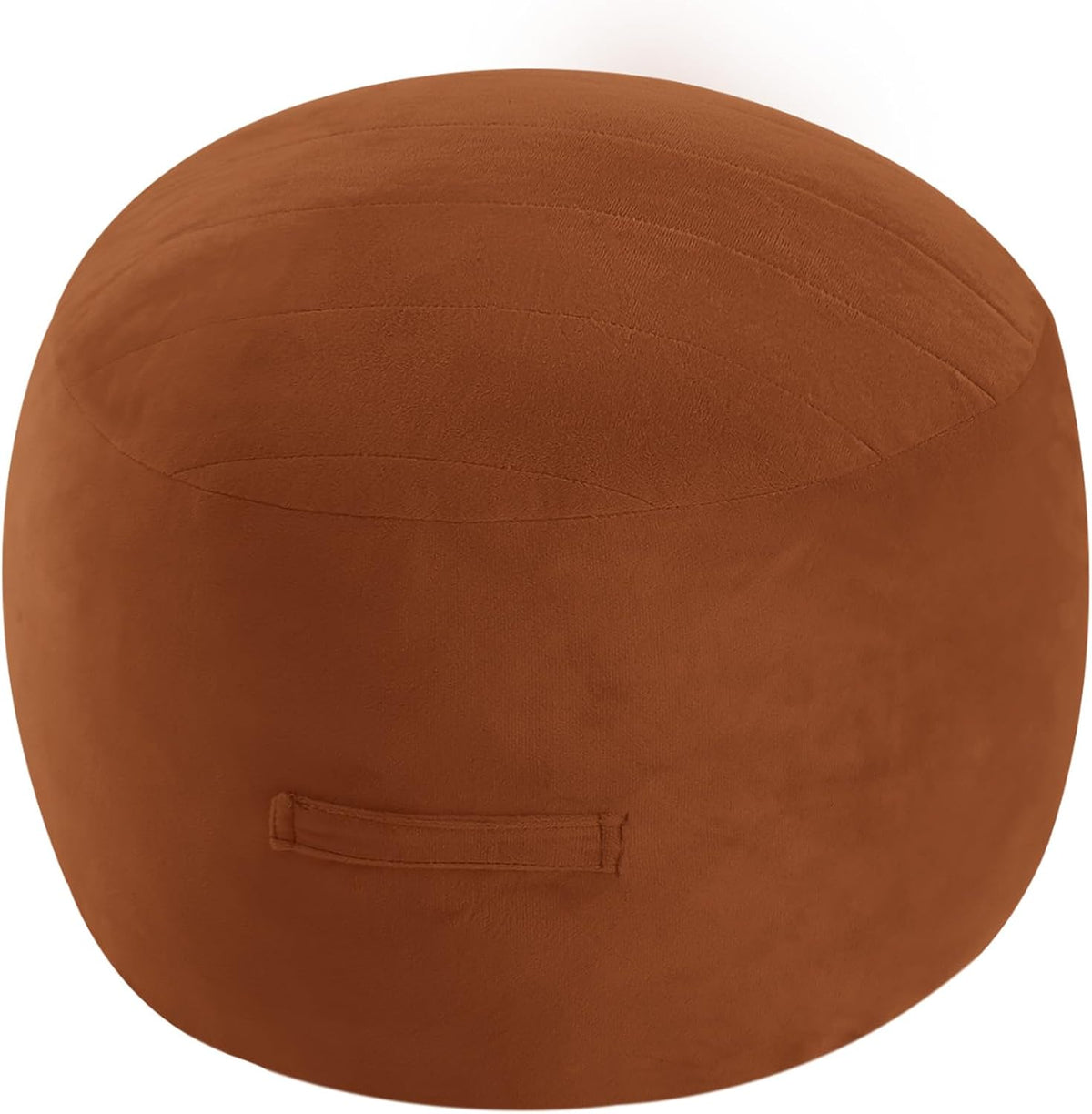 MeMoreCool Round Stuffed Pouf Ottoman Foot Rest, Floor Pouf Foot Stool with Soft Foam Chunk