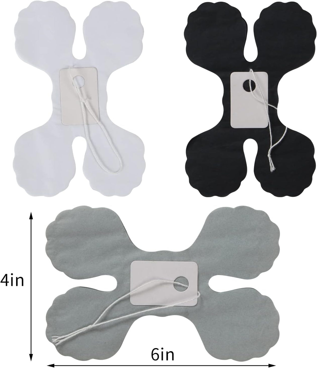 Black White-Silver Party-Decorations Streamers Garland - 157Ft Graduation Four-Leaf Clover Hanging