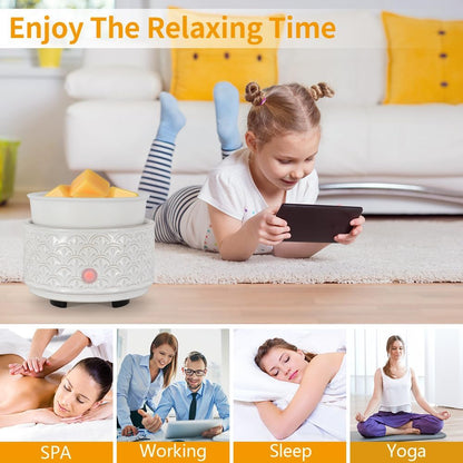 kobodon Ceramic Wax Melt Warmer - 3-in-1Electric Wax Warmer-Fragrance Candle Burner for Scented Wax