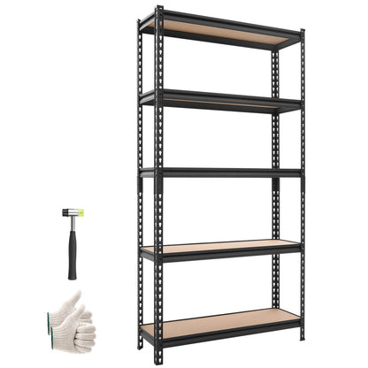VEVOR Storage Shelves, 5-Tier Adjustable, 3000 lbs Capacity, Heavy Duty Garage Storage Shelving