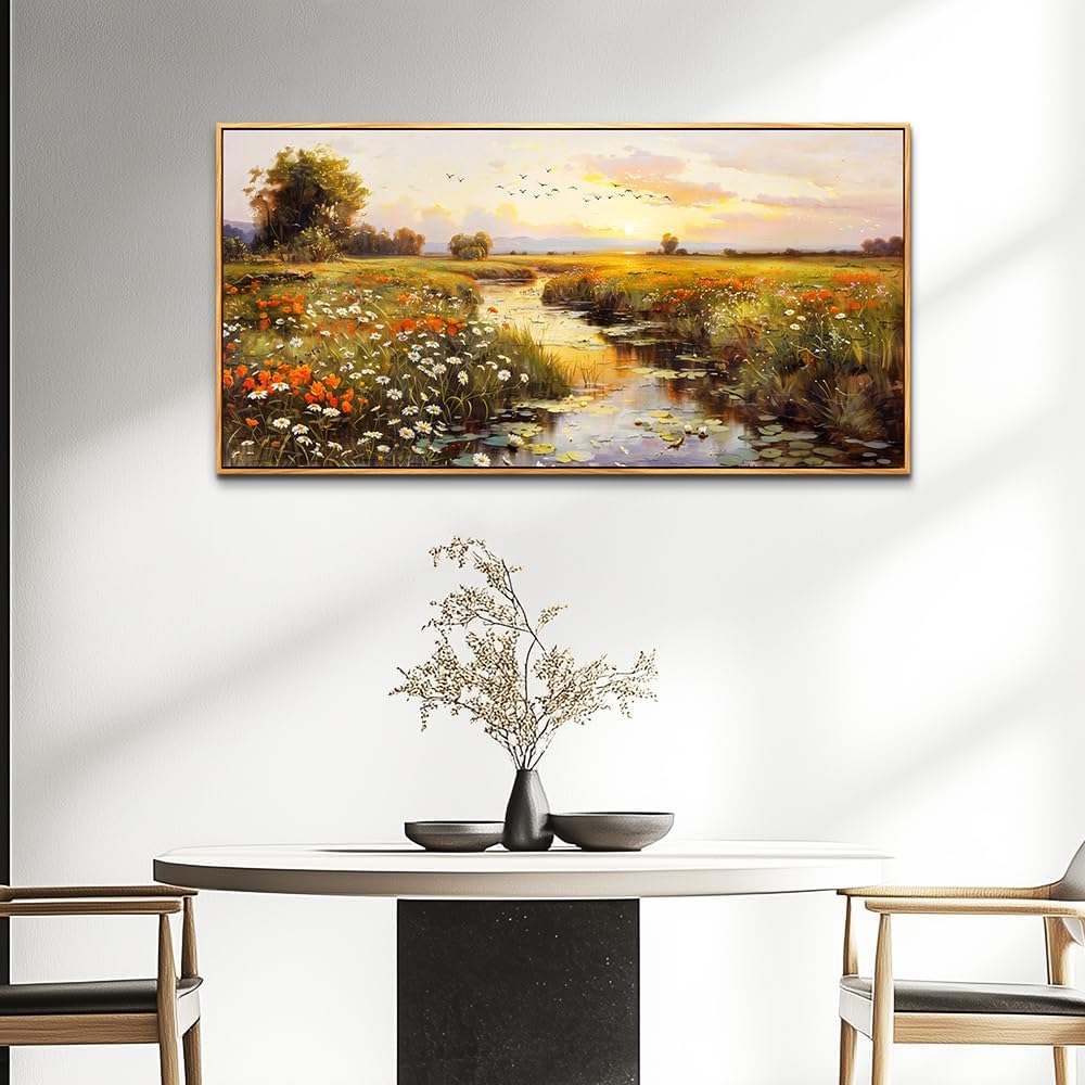PHAOHUAXM Canvas Wall Art For Living Room Wall Decor For Bedroom Watercolour Painting Office