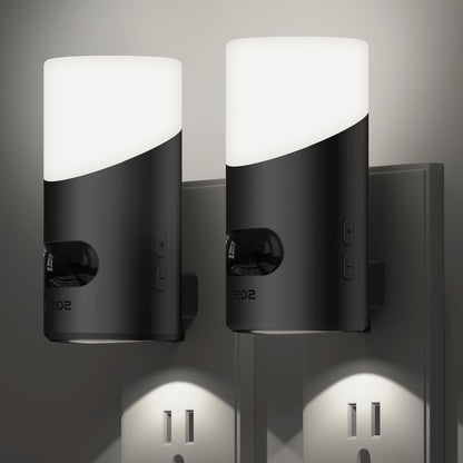 Lyridz Motion Sensor Night Light, LED Night Lights Plug into Wall, 1-150LM Dimmable Night Light