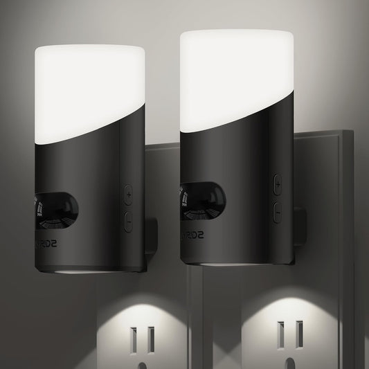 Lyridz Motion Sensor Night Light, LED Night Lights Plug into Wall, 1-150LM Dimmable Night Light