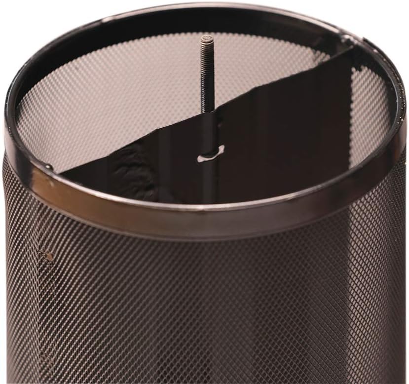 Nature's Rhythm Metal Hopper Bird Feeder, Dual Seed Compartments, 10 Feeding Ports, Holds 10lbs